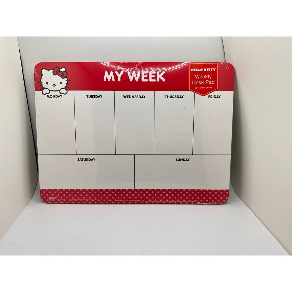 Hello Kitty Weekly Calendar - Picture 2 of 2